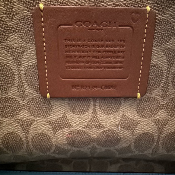 Coach ReLoved Upcrafted Willow Tote In Colorblock With Signature Canvas … - Picture 9 of 9